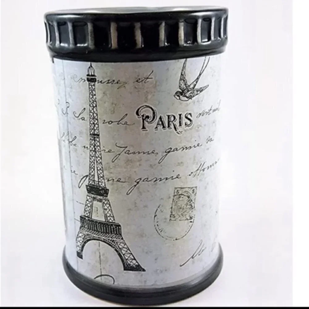Eiffel Tower Paris Bathroom Accessories Soap Dispenser Toothbrush Holder…